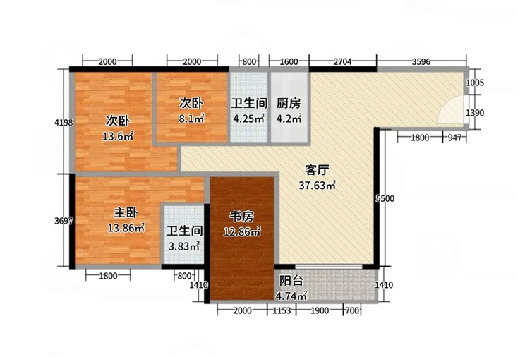 【新豪轩门窗实拍客户案例】一进门就惊艳！这套120㎡轻奢三房，亲戚看了直呼想装同款